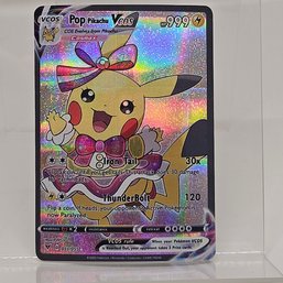 Pop Pikachu Cosplay Custom Pokemon Card