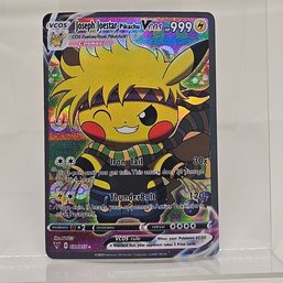 Joseph Joestar Pikachu Cosplay Custom Pokemon Card