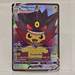 Mega Gengar Pikachu Cosplay Custom Pokemon Card