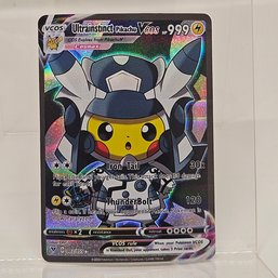 Ultra Instinct Pikachu Cosplay Custom Pokemon Card