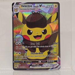 Detective Pikachu Cosplay Custom Pokemon Card