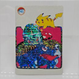 #341 Holo Prism Vintage Japanese Pokemon Vending Machine Pocket Monsters