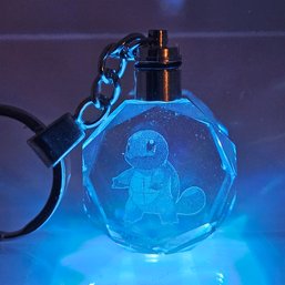 Squirtle Illuminated Crystal Keychain