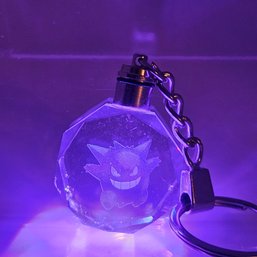Gengar Illuminated Crystal Keychain