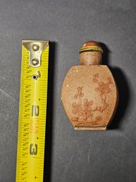 Chinese 19th Century Snuff Bottle Yixing Pottery