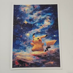 Starry Night Pikachu Pokemon Poster