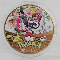 Pokemon Collectible Gold Colored Coin