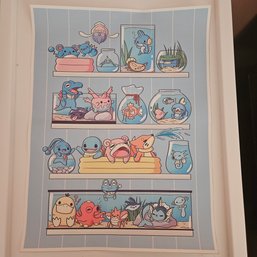 Water Pokemon Cute Pokemon Poster