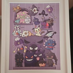 Ghost Pokemon Cute Pokemon Poster