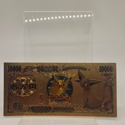 Espeon Pokemon Custom Bank Note