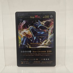 Dialga V Max Custom Black Pokemon Card