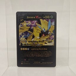 Zeraora V Max Custom Black Pokemon Card