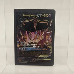 Espeon & Deoxys  Custom Black Pokemon Card