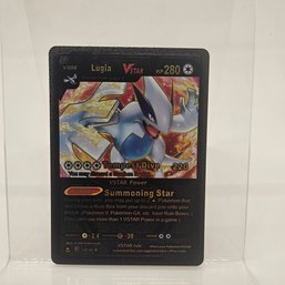 Lugia V Max Custom Black Pokemon Card