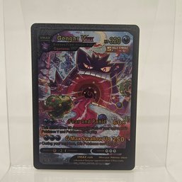 Gengar V Max Custom Black Pokemon Card