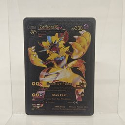 Zeraora V Max Custom Black Pokemon Card