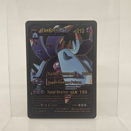 Toxapex V Max Custom Black Pokemon Card