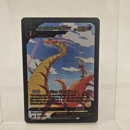 Centiskorch V Max Custom Black Pokemon Card