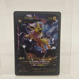 Jolteon V Max Custom Black Pokemon Card