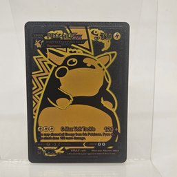 Pikachu V Max Custom Black Pokemon Card