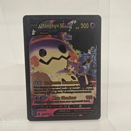 Mimikyu V Max Custom Black Pokemon Card