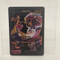 Urshifu V Max Custom Black Pokemon Card