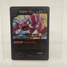 Drapion V Max Custom Black Pokemon Card