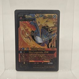 Moltres Zapdos & Articuno Custom Black Pokemon Card