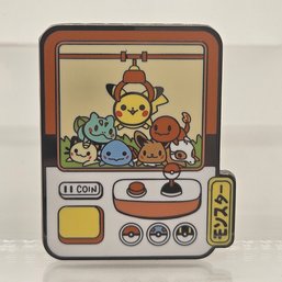 Pokemon Crane Machine Pin Brooch