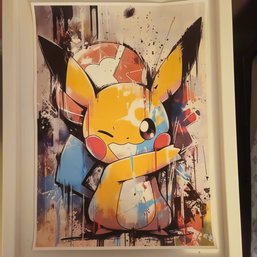 Cute Pikachu Painting Style Pokemon Poster