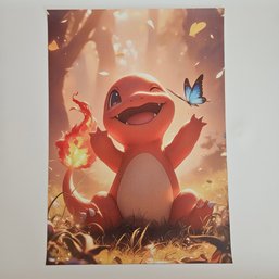 Charmander In The Forest Pokemon Poster