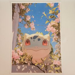 Bulbasaur In The Grass Pokemon Poster