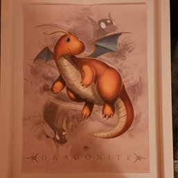 Dragonite Evo Line Pokemon Poster