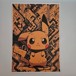 Pop Style Pikachu Pokemon Poster