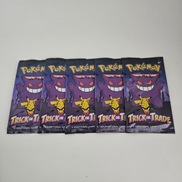 Lot Of 5 Trick Or Trade 2022 Halloween Pokemon Packs