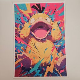 Psyduck Graffiti Style Pokemon Poster