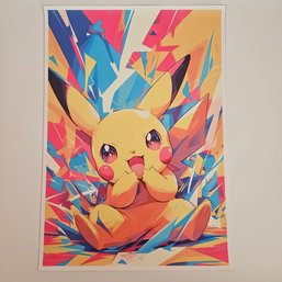 Pikachu Graffiti Style Pokemon Poster