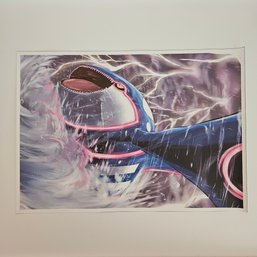 Realistic Kyogre Pokemon Poster