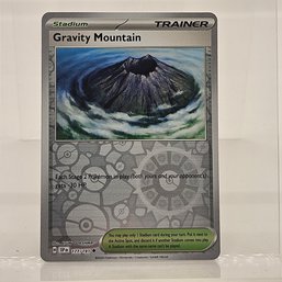 Gravity Mountain Surging Sparks Reverse Holo Pokemon Card