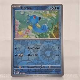 Horsea Reverse Holo Pokemon 151 Scarlet & Violet