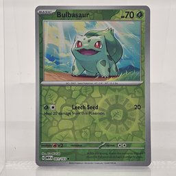 Bulbasaur Reverse Holo Pokemon 151 Scarlet & Violet