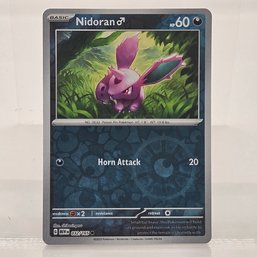 Nidoran Reverse Holo Pokemon 151 Scarlet & Violet