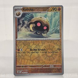 Kabuto Reverse Holo Pokemon 151 Scarlet & Violet