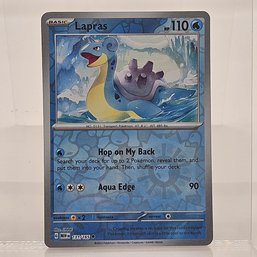 Lapras Reverse Holo Pokemon 151 Scarlet & Violet