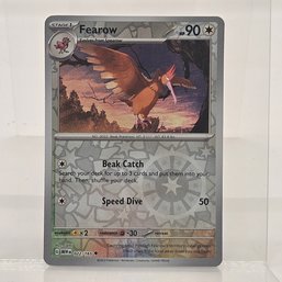 Fearow Reverse Holo Pokemon 151 Scarlet & Violet