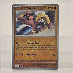 Hitmonlee Reverse Holo Pokemon 151 Scarlet & Violet