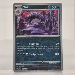 Muk Reverse Holo Pokemon 151 Scarlet & Violet