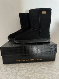 New Women Winter Boots Size 7 Black