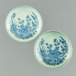 A PAIR OF CHINESE BLUE AND WHITE PLATES, DAOGUANG PERIOD, QING DYNASTY