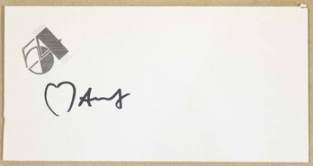 1960s 54 Studio Envelope Marker Signed Andy Warhol